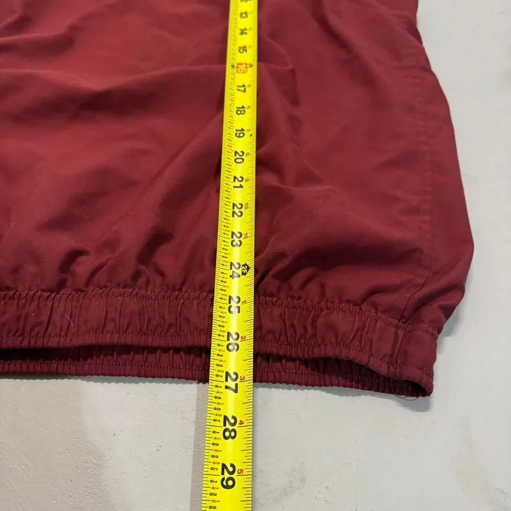 Adidas Men's Burgundy and Red Gilet